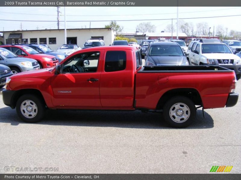 Barcelona Red Metallic / Graphite Gray 2009 Toyota Tacoma Access Cab