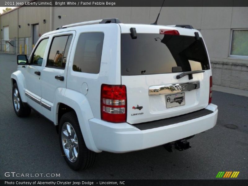 Bright White / Pastel Pebble Beige 2011 Jeep Liberty Limited