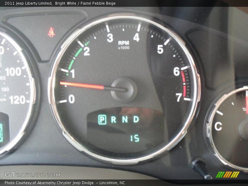 Bright White / Pastel Pebble Beige 2011 Jeep Liberty Limited