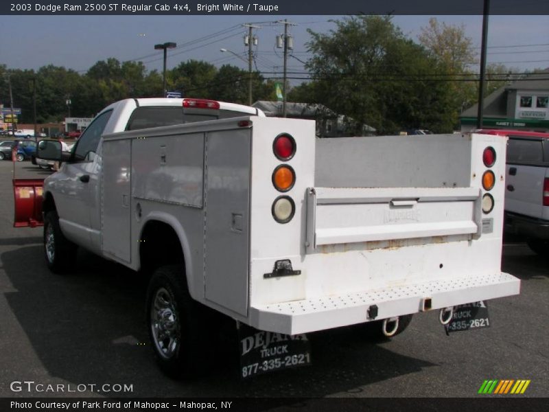Bright White / Taupe 2003 Dodge Ram 2500 ST Regular Cab 4x4