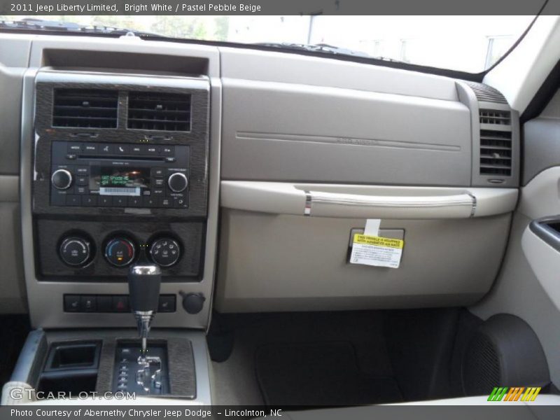 Bright White / Pastel Pebble Beige 2011 Jeep Liberty Limited