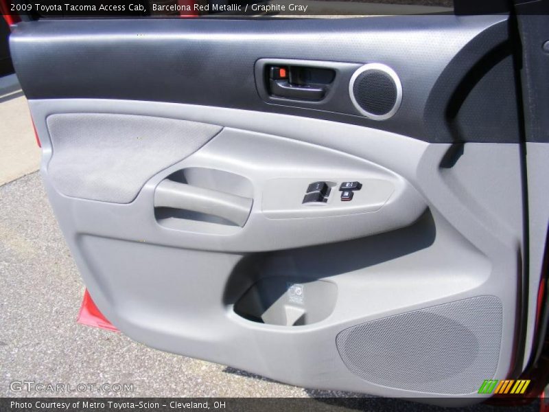 Barcelona Red Metallic / Graphite Gray 2009 Toyota Tacoma Access Cab