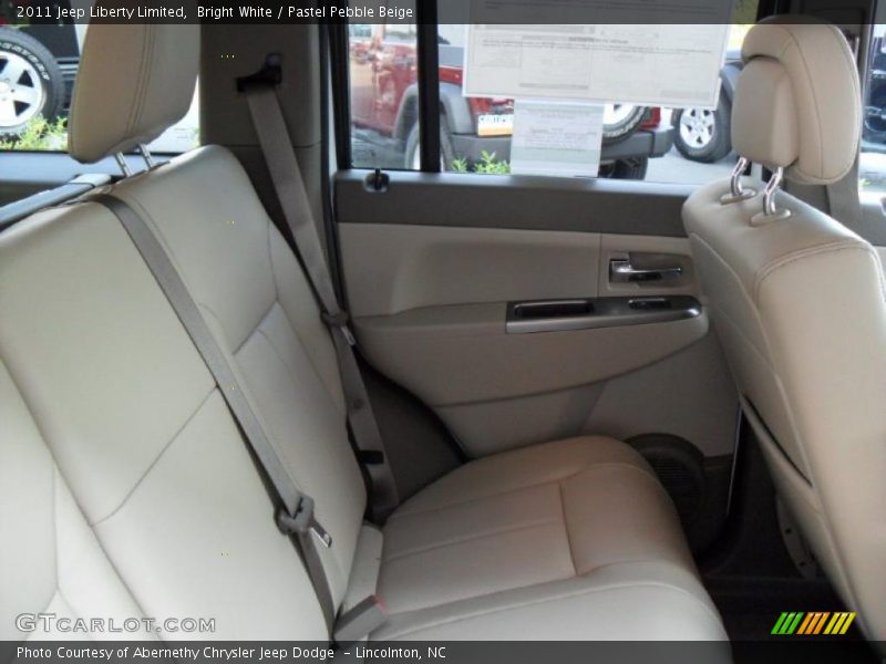Bright White / Pastel Pebble Beige 2011 Jeep Liberty Limited
