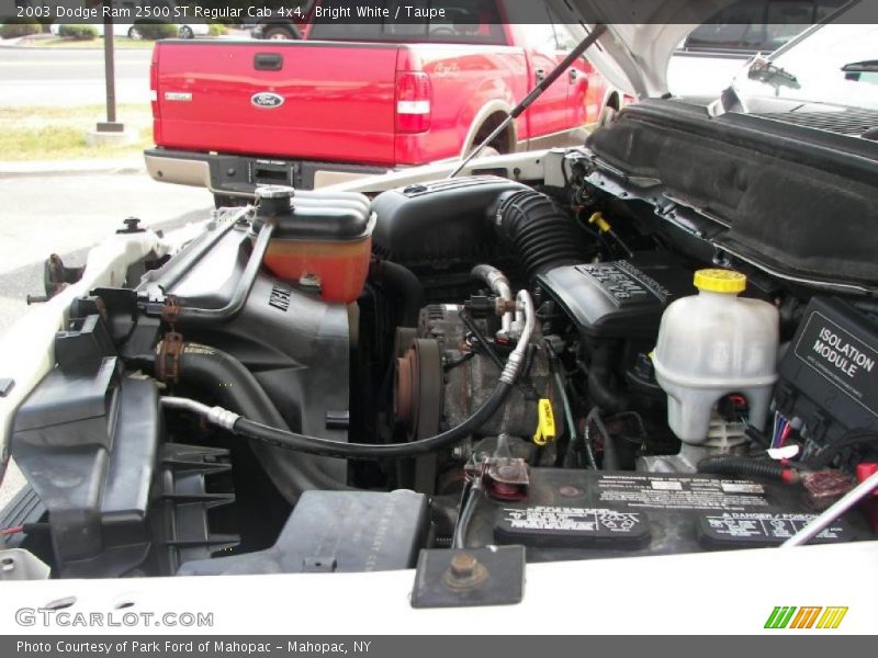 Bright White / Taupe 2003 Dodge Ram 2500 ST Regular Cab 4x4