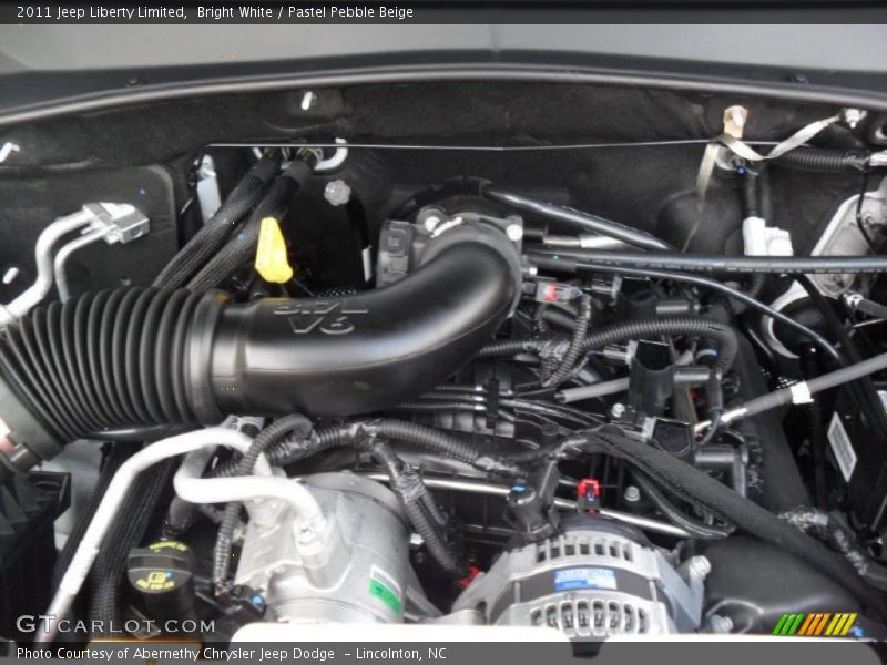 Bright White / Pastel Pebble Beige 2011 Jeep Liberty Limited