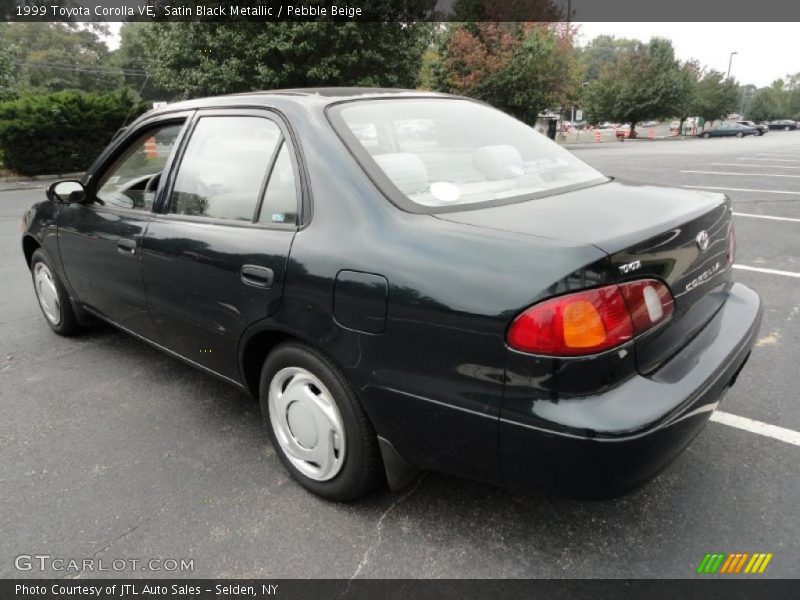 Satin Black Metallic / Pebble Beige 1999 Toyota Corolla VE