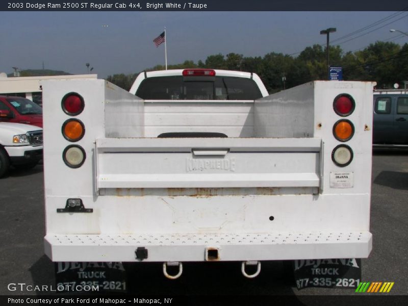 Bright White / Taupe 2003 Dodge Ram 2500 ST Regular Cab 4x4