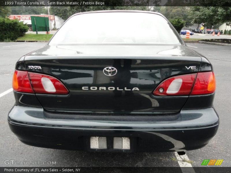 Satin Black Metallic / Pebble Beige 1999 Toyota Corolla VE