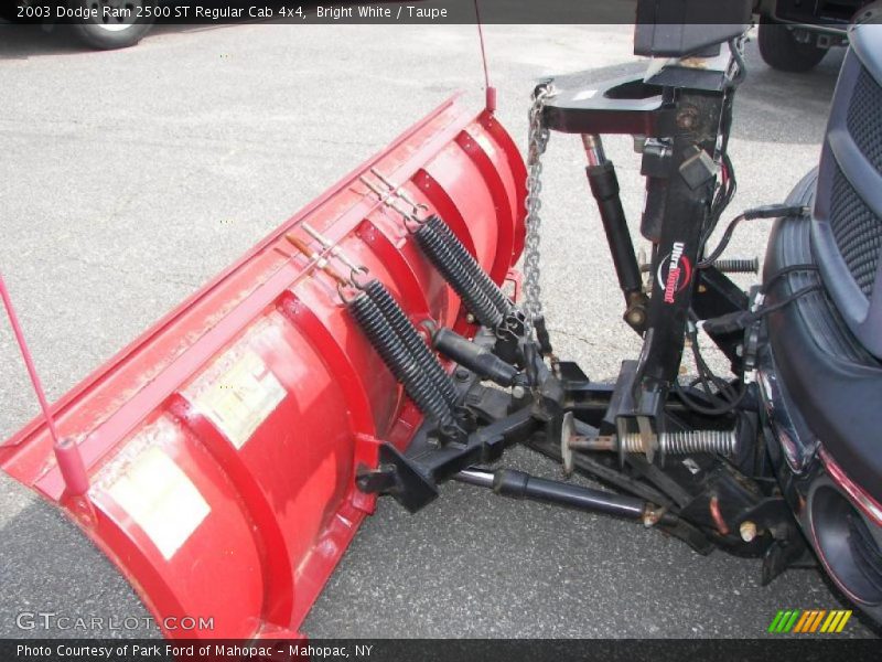 Bright White / Taupe 2003 Dodge Ram 2500 ST Regular Cab 4x4