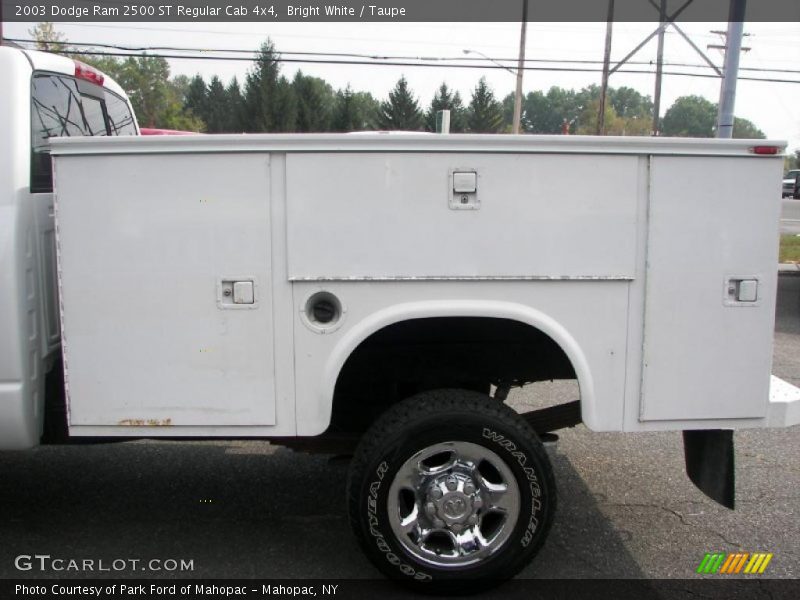 Bright White / Taupe 2003 Dodge Ram 2500 ST Regular Cab 4x4