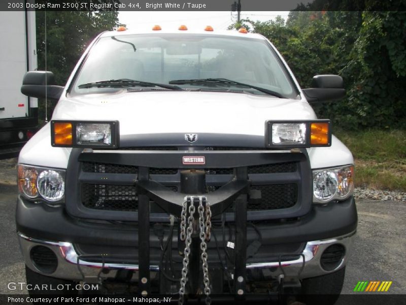 Bright White / Taupe 2003 Dodge Ram 2500 ST Regular Cab 4x4