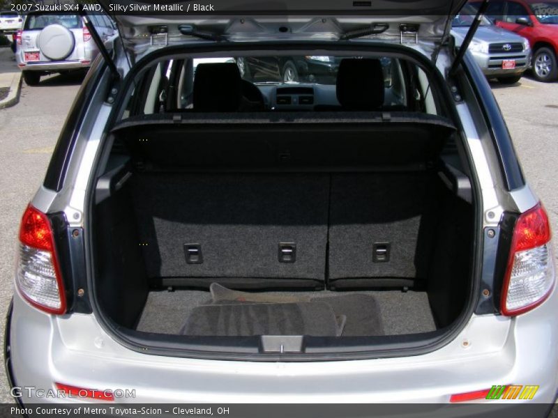 Silky Silver Metallic / Black 2007 Suzuki SX4 AWD
