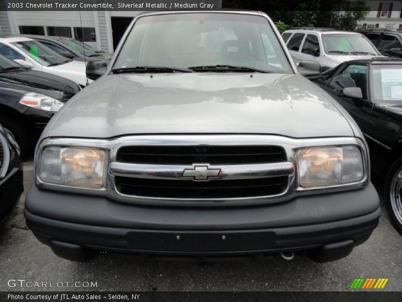 Silverleaf Metallic / Medium Gray 2003 Chevrolet Tracker Convertible