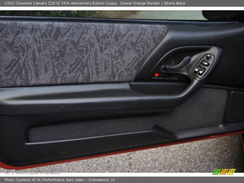Sunset Orange Metallic / Ebony Black 2002 Chevrolet Camaro Z28 SS 35th Anniversary Edition Coupe
