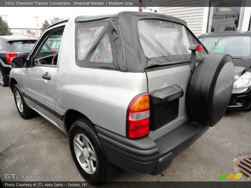 Silverleaf Metallic / Medium Gray 2003 Chevrolet Tracker Convertible