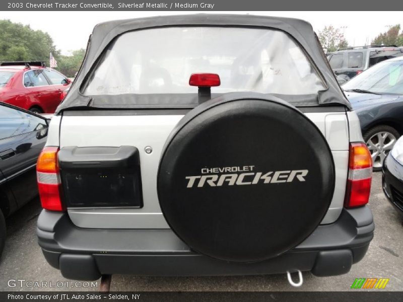 Silverleaf Metallic / Medium Gray 2003 Chevrolet Tracker Convertible