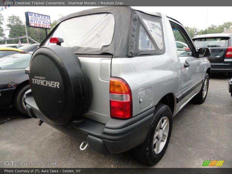 Silverleaf Metallic / Medium Gray 2003 Chevrolet Tracker Convertible