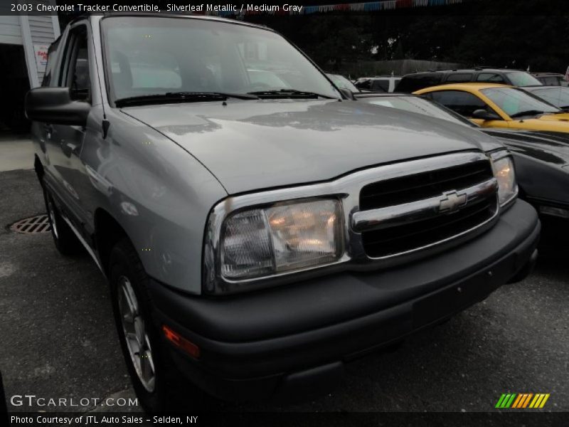 Silverleaf Metallic / Medium Gray 2003 Chevrolet Tracker Convertible