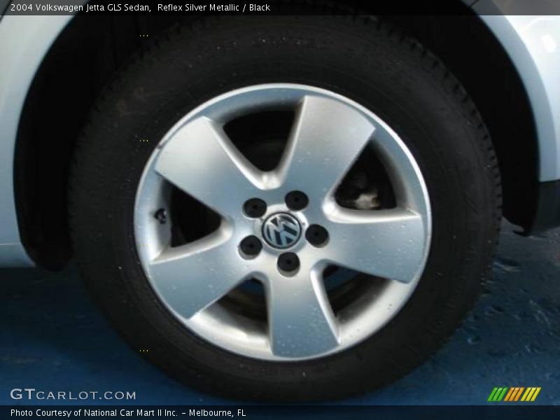 Reflex Silver Metallic / Black 2004 Volkswagen Jetta GLS Sedan