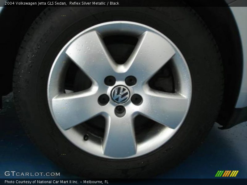Reflex Silver Metallic / Black 2004 Volkswagen Jetta GLS Sedan