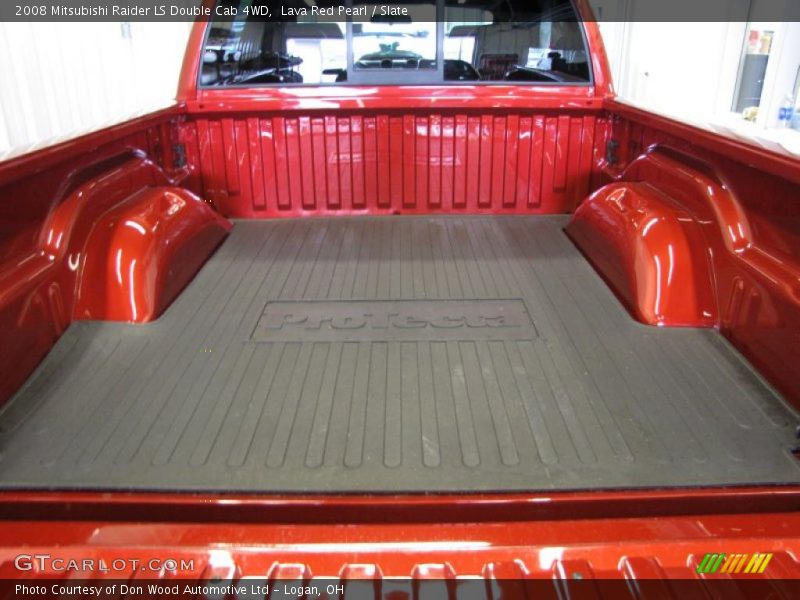 Lava Red Pearl / Slate 2008 Mitsubishi Raider LS Double Cab 4WD