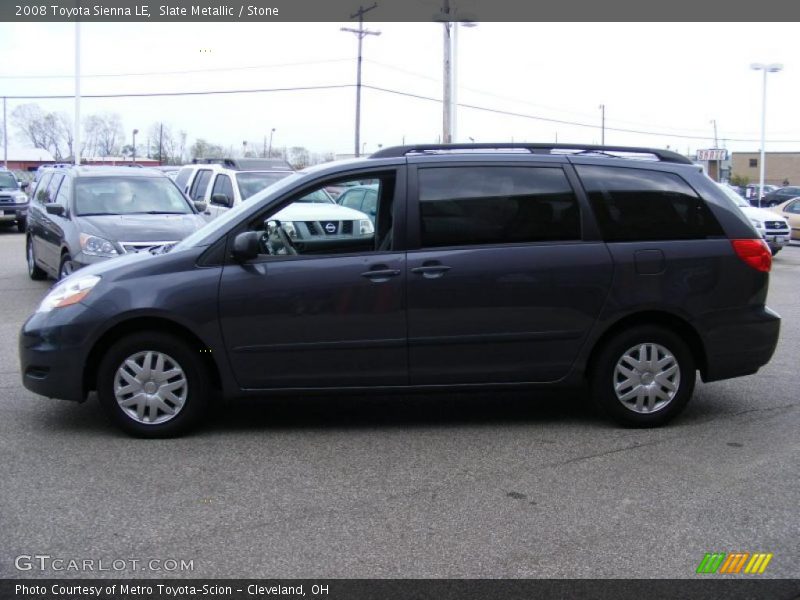 Slate Metallic / Stone 2008 Toyota Sienna LE