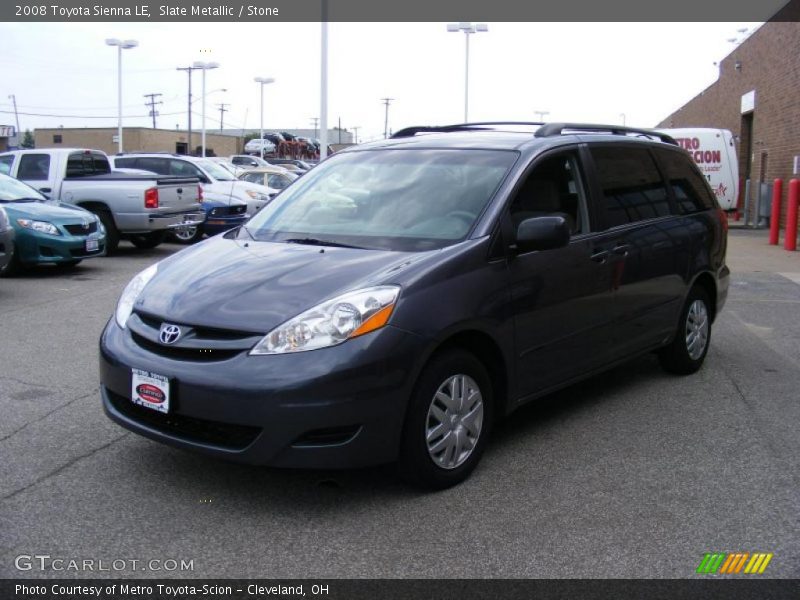 Slate Metallic / Stone 2008 Toyota Sienna LE