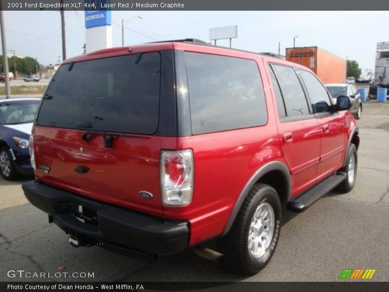 Laser Red / Medium Graphite 2001 Ford Expedition XLT 4x4