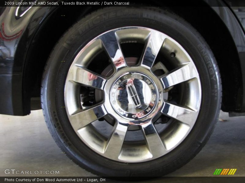 Tuxedo Black Metallic / Dark Charcoal 2009 Lincoln MKZ AWD Sedan