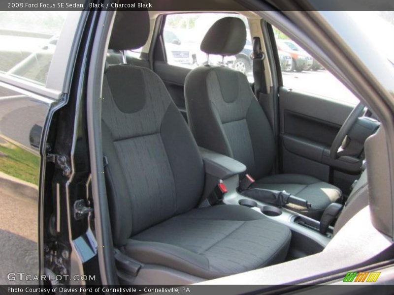 Black / Charcoal Black 2008 Ford Focus SE Sedan