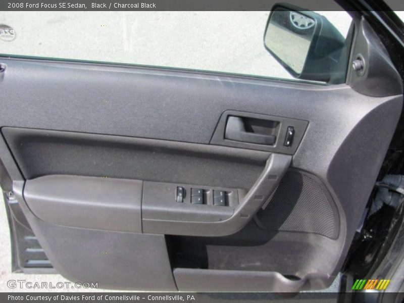 Black / Charcoal Black 2008 Ford Focus SE Sedan