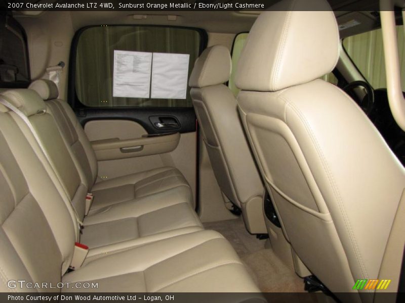 Sunburst Orange Metallic / Ebony/Light Cashmere 2007 Chevrolet Avalanche LTZ 4WD