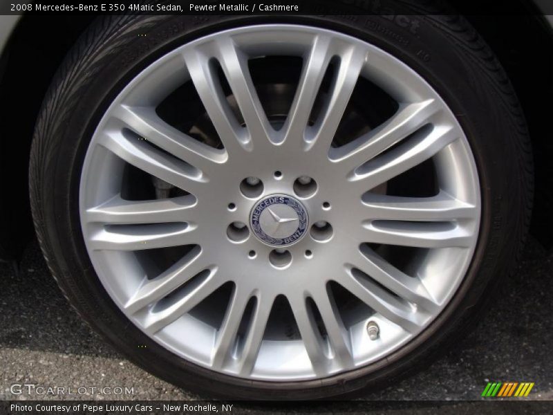 Pewter Metallic / Cashmere 2008 Mercedes-Benz E 350 4Matic Sedan
