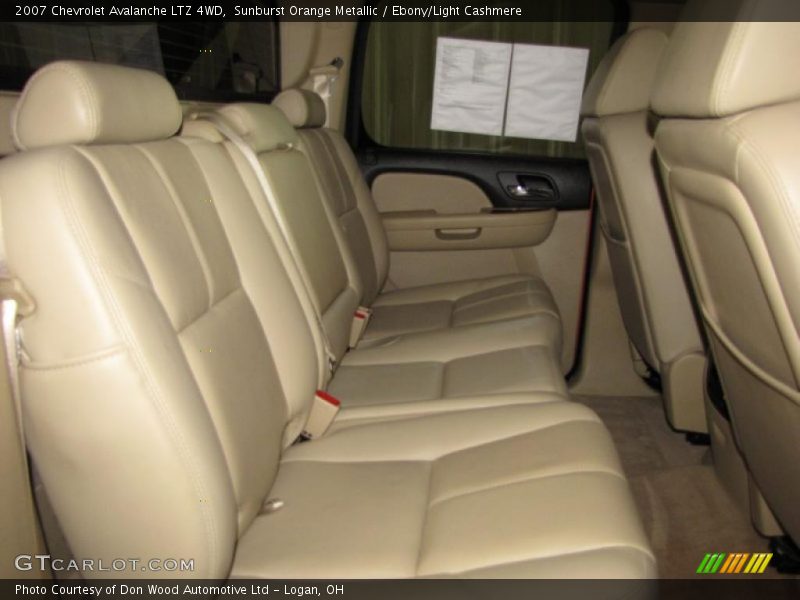 Sunburst Orange Metallic / Ebony/Light Cashmere 2007 Chevrolet Avalanche LTZ 4WD