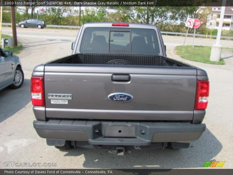Dark Shadow Grey Metallic / Medium Dark Flint 2009 Ford Ranger Sport SuperCab 4x4