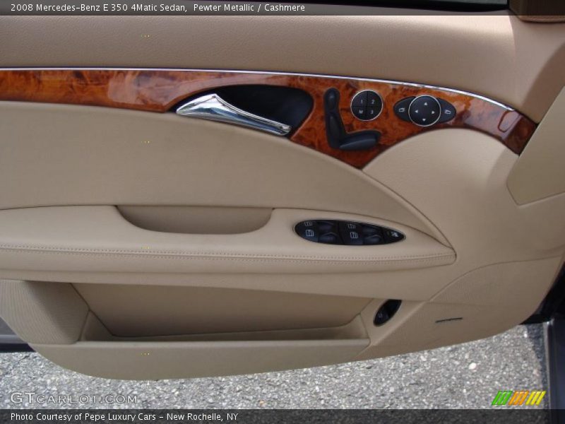 Pewter Metallic / Cashmere 2008 Mercedes-Benz E 350 4Matic Sedan