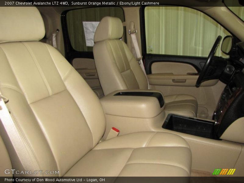 Sunburst Orange Metallic / Ebony/Light Cashmere 2007 Chevrolet Avalanche LTZ 4WD