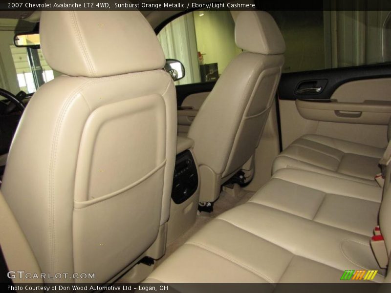 Sunburst Orange Metallic / Ebony/Light Cashmere 2007 Chevrolet Avalanche LTZ 4WD