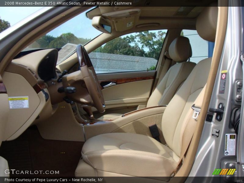 Pewter Metallic / Cashmere 2008 Mercedes-Benz E 350 4Matic Sedan