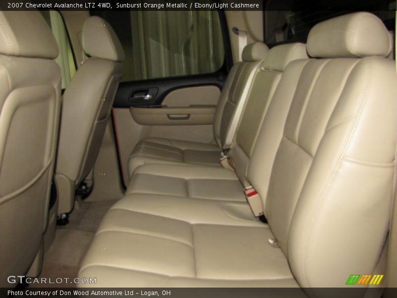 Sunburst Orange Metallic / Ebony/Light Cashmere 2007 Chevrolet Avalanche LTZ 4WD