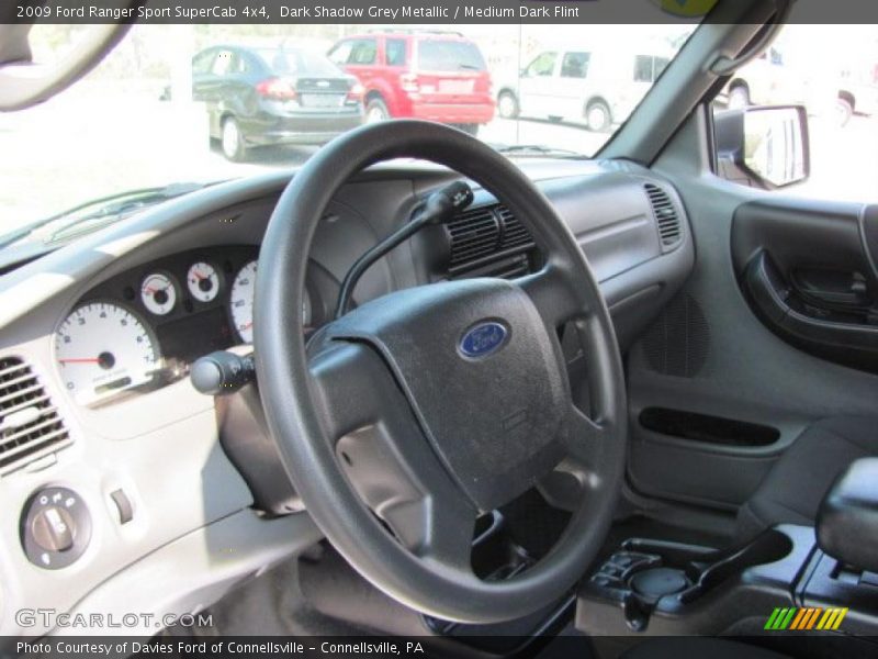 Dark Shadow Grey Metallic / Medium Dark Flint 2009 Ford Ranger Sport SuperCab 4x4