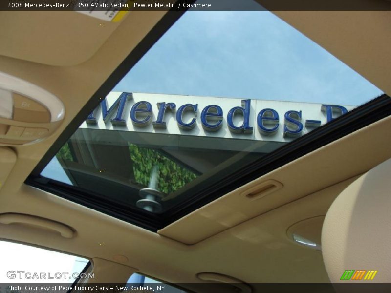 Pewter Metallic / Cashmere 2008 Mercedes-Benz E 350 4Matic Sedan