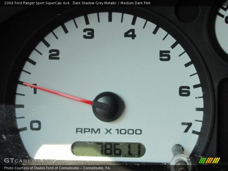 Dark Shadow Grey Metallic / Medium Dark Flint 2009 Ford Ranger Sport SuperCab 4x4