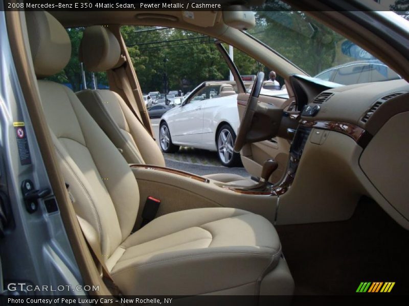Pewter Metallic / Cashmere 2008 Mercedes-Benz E 350 4Matic Sedan