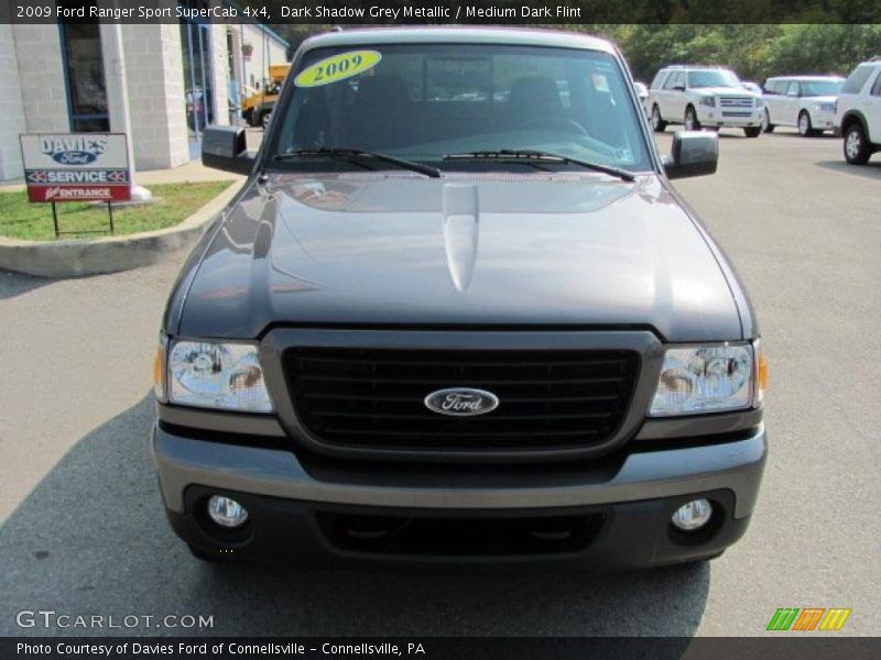 Dark Shadow Grey Metallic / Medium Dark Flint 2009 Ford Ranger Sport SuperCab 4x4