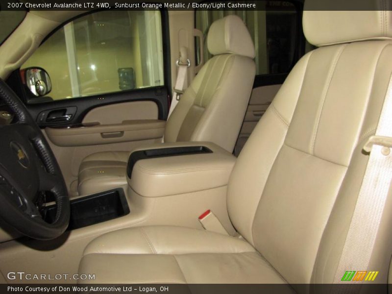 Sunburst Orange Metallic / Ebony/Light Cashmere 2007 Chevrolet Avalanche LTZ 4WD