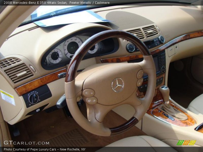 Pewter Metallic / Cashmere 2008 Mercedes-Benz E 350 4Matic Sedan