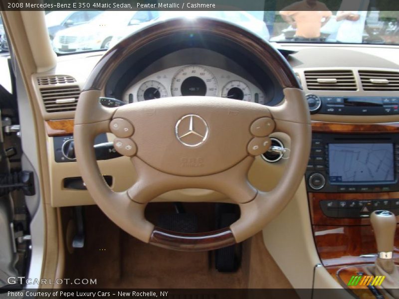 Pewter Metallic / Cashmere 2008 Mercedes-Benz E 350 4Matic Sedan