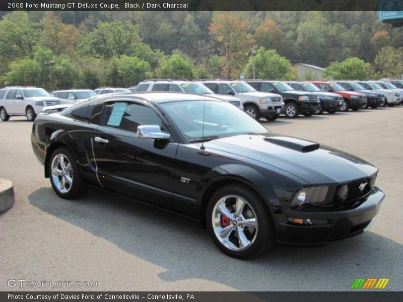 Black / Dark Charcoal 2008 Ford Mustang GT Deluxe Coupe