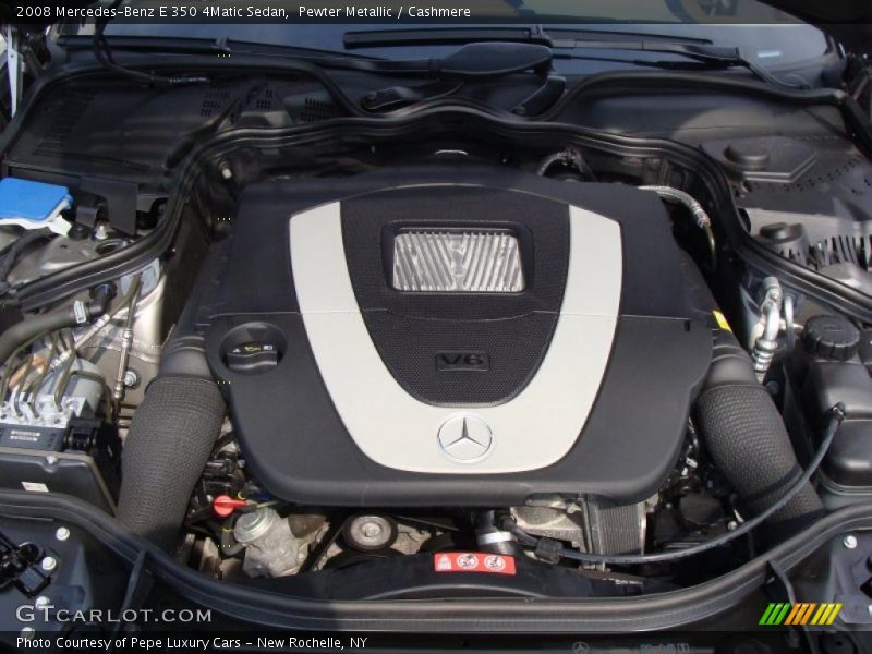 Pewter Metallic / Cashmere 2008 Mercedes-Benz E 350 4Matic Sedan